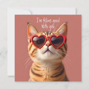 Cartes Pour Fêtes Annuelles Sassy Cat Saint Valentin