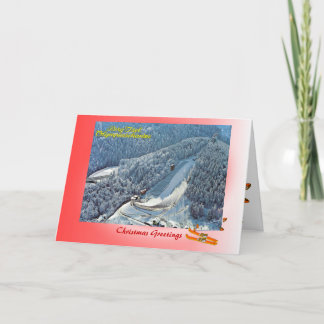 Cartes Pour Fêtes Annuelles Saut de ski olympique autrichien de Noël, Innsbruc