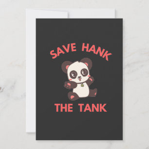 Cartes Pour Fêtes Annuelles Sauver Hank The Tank Drôle