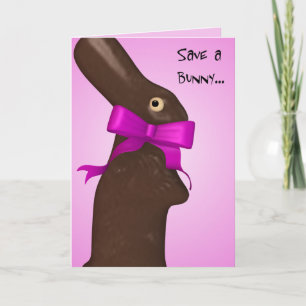 Cartes Pour Fêtes Annuelles Sauver Un Lapin Pâques