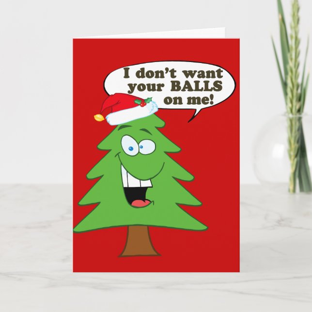 Cartes Pour Fêtes Annuelles Sauvez Les Arbres (Devant)