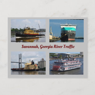 Cartes Pour Fêtes Annuelles Savannah, Géorgie, voie maritime