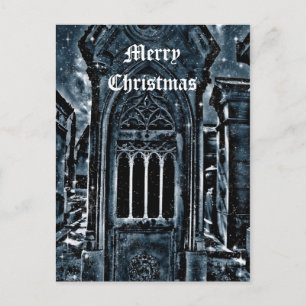 Cartes Pour Fêtes Annuelles Scène de cimetière gothique Joyeux Noël