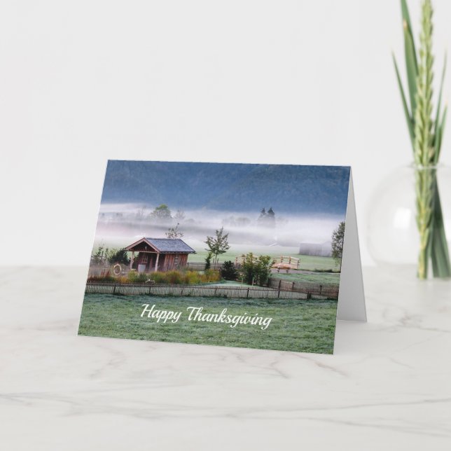 Cartes Pour Fêtes Annuelles Scène de ferme 2 (Devant)