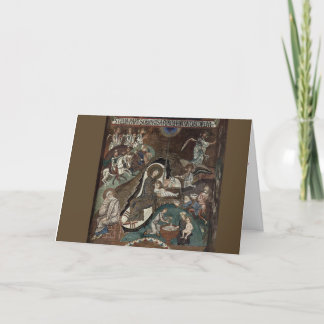 Cartes Pour Fêtes Annuelles Scène de la Nativité - Cappello Palatino