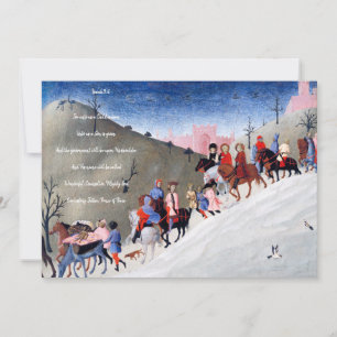 Cartes Pour Fêtes Annuelles Scène de la Nativité chrétienne