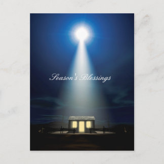 Cartes Pour Fêtes Annuelles Scène de la Nativité de Noël