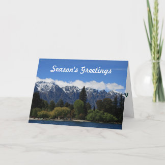 Cartes Pour Fêtes Annuelles Scène de montagne