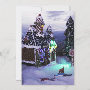 Cartes Pour Fêtes Annuelles Scène de neige de Winter Wonderland 2020