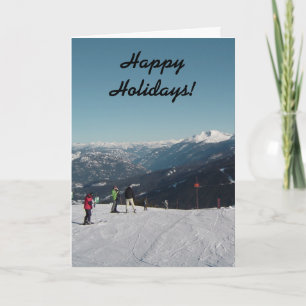 Cartes Pour Fêtes Annuelles Scène de Whistler Mountain