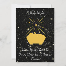 Scène élégante de la Nativité Nuit étoilée Noël