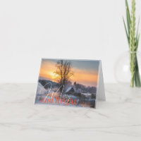 Scène hivernale Joyeuse et Lumineuse