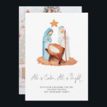 Cartes Pour Fêtes Annuelles Scène Minimaliste De Nativité Tout Est Calme Photo<br><div class="desc">Scène De Nativité Minimaliste Tout Est Calme Carte De Vacances. Une belle scène de Nativité simple et une ligne du carol Silent Night dans un élégant script set sur un arrière - plan blanc pour une atmosphère contemporaine. Personnalisez facilement votre salutation et vos noms en bas et remplacez l'exemple de...</div>