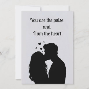 Cartes Pour Fêtes Annuelles Scène romantique de la Saint-Valentin - Couple amo
