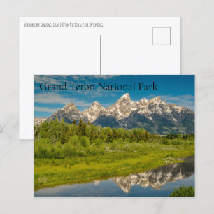 Cartes Pour Fêtes Annuelles Schwabacher Landing Grand Teton National Park