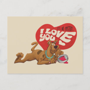 Cartes Pour Fêtes Annuelles Scooby-Doo - It's No Mystery… I Love You