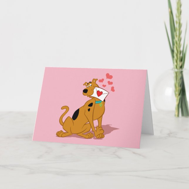Cartes Pour Fêtes Annuelles Scooby-Doo - Tenue de l'enveloppe Valentine (Devant)