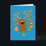 Cartes Pour Fêtes Annuelles Scooby the Reindeer<br><div class="desc">Scooby Doo Holidays</div>