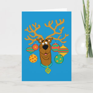 Cartes Pour Fêtes Annuelles Scooby the Reindeer