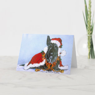 Cartes Pour Fêtes Annuelles Scottie Claus