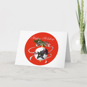 Cartes Pour Fêtes Annuelles Scottie joueur Joyeuses Fêtes