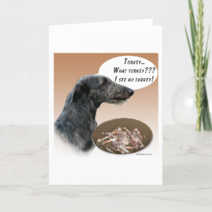 Cartes Pour Fêtes Annuelles Scottish Deerhound Turquie