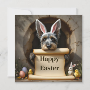 Cartes Pour Fêtes Annuelles Scottish Terrier chien et le message