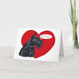 Cartes Pour Fêtes Annuelles Scottish Terrier Valentine