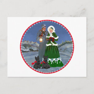 Cartes Pour Fêtes Annuelles Scottish Terriers Christmas Carol