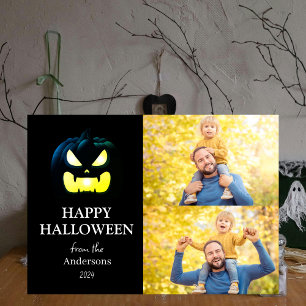 Cartes Pour Fêtes Annuelles Script Éffrayant moderne Halloween Photo
