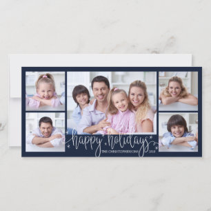 Cartes Pour Fêtes Annuelles Script JOYEUX NOËL   5 Photos
