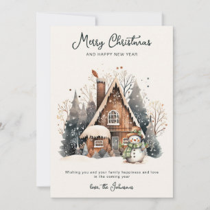 Cartes Pour Fêtes Annuelles Script Joyeux Noël Appartement de vacances