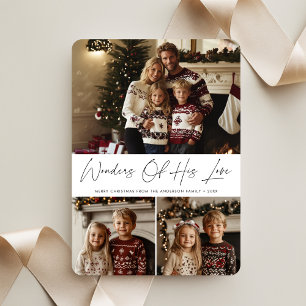 Cartes Pour Fêtes Annuelles Script Se Demande De Son Amour Noël Religieux