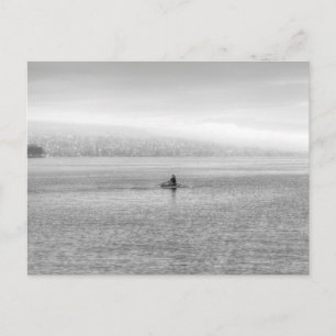 Cartes Pour Fêtes Annuelles Sculleur unique du lac de Zurich
