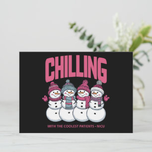 Cartes Pour Fêtes Annuelles Se détendre avec les patients les plus cool Noël e