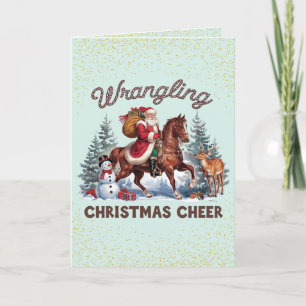 Cartes Pour Fêtes Annuelles Se disputer un Noël de pays