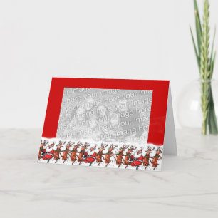 Cartes Pour Fêtes Annuelles Se précipiter le long