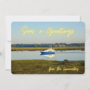 Cartes Pour Fêtes Annuelles Seas n Salutations de Lowcountry Hilton Head