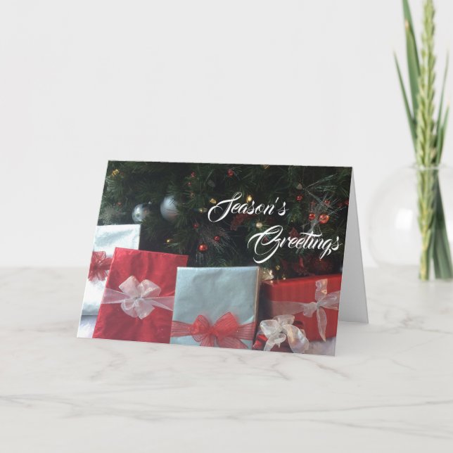 Cartes Pour Fêtes Annuelles Season's Greetings, card (Devant)