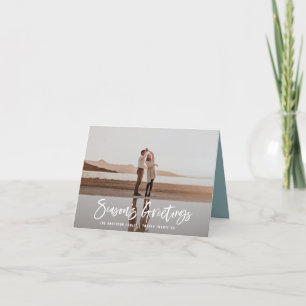 Cartes Pour Fêtes Annuelles Seasons greetings modernes, photo-chrétiennes mini