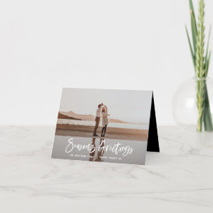 Cartes Pour Fêtes Annuelles Seasons greetings modernes, photo-chrétiennes mini