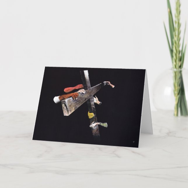 Cartes Pour Fêtes Annuelles Secouru de Ténèbres (Devant)