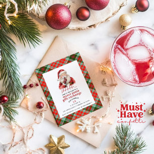 Cartes Pour Fêtes Annuelles Secret Père Noël échange cadeaux Noël