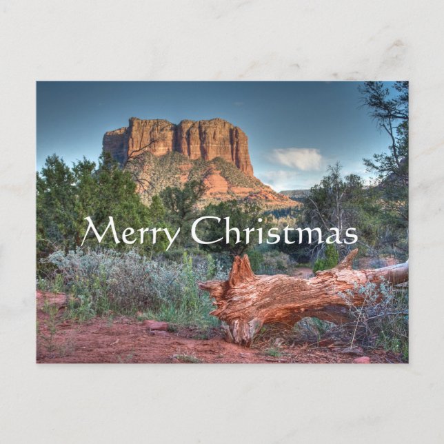 Cartes Pour Fêtes Annuelles Sedona pittoresque, Joyeux Noël (Devant)