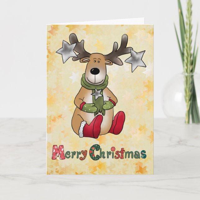 Cartes Pour Fêtes Annuelles Selles de Noël (Devant)