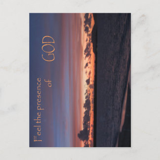 Cartes Pour Fêtes Annuelles Sentez la présence de DIEU