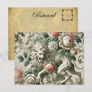 Cartes Pour Fêtes Annuelles Sentinelle Bloombound - Design Floral Gothique
