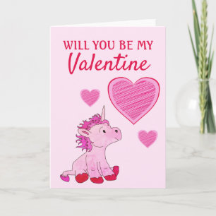 Cartes Pour Fêtes Annuelles Seras-tu ma licorne de la Saint-Valentin
