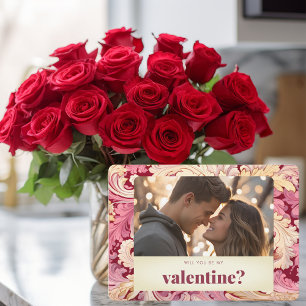 Cartes Pour Fêtes Annuelles Serez-vous ma Saint Valentin Romantique Photo Vale