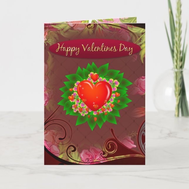 CARTES POUR FÊTES ANNUELLES SEREZ-VOUS MA VALENTINE ? (Devant)